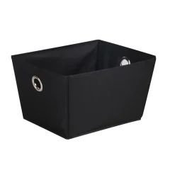 Rangement|Gifi Panière de rangement noir H19,5 cm
