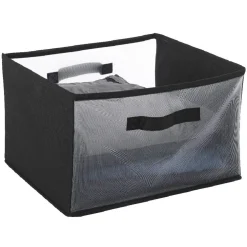 Rangement|Gifi Panière de rangement noire