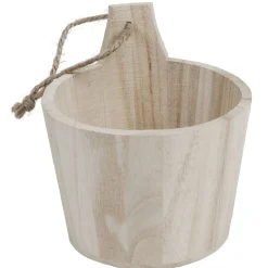 Rangement|Gifi Panière de rangement ronde à poser ou à suspendre en bois