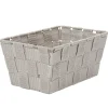 Rangement|Gifi Panière de rangement tressée grise clair taille S