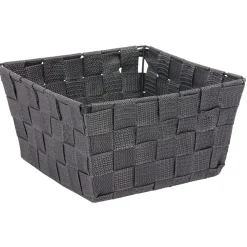 Rangement|Gifi Panière de rangement tressée grise