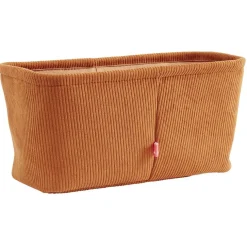Rangement|Gifi Panière de rangement velours Marron - 15x31xH15 cm