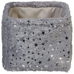 Rangement|Gifi Panière effet fourrure étoile brillante