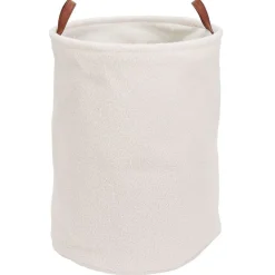 Entretien Du Linge|Gifi Panière effet laine bouclée 56L