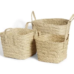 Rangement|Gifi Panière en jacinthe tressée grand modèle 46x38x36cm