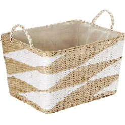 Rangement|Gifi Panière en jonc de mer 48 x 36 x H.30 cm