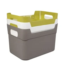 Rangement|Gifi Panière en plastique coloré