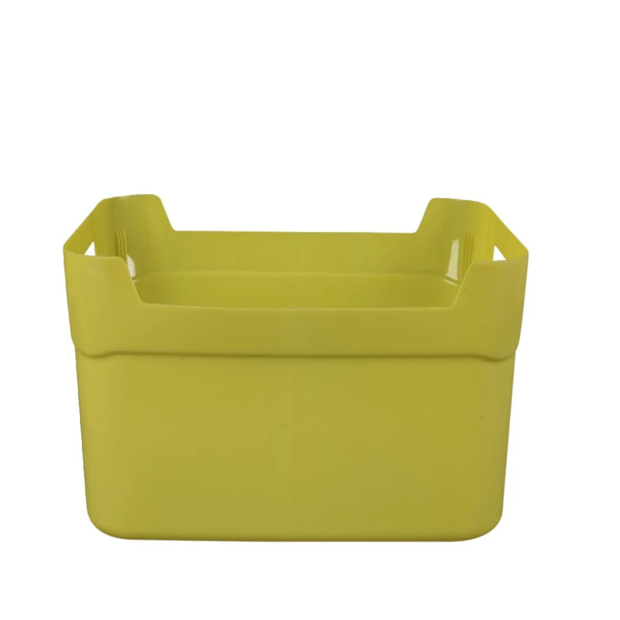 Rangement|Gifi Panière en plastique coloré