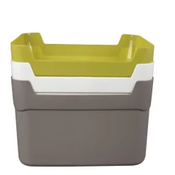 Rangement|Gifi Panière en plastique coloré