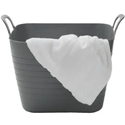 Rangement|Gifi Panière flexible 27 L grise
