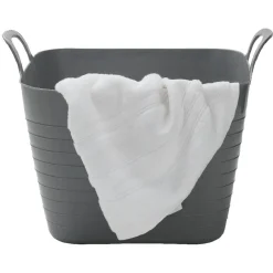 Rangement|Gifi Panière flexible 27 L grise