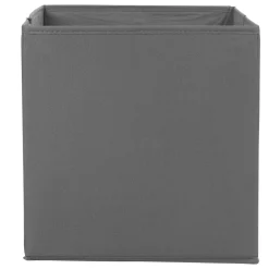 Rangement|Gifi Panière grise carré Box Cube
