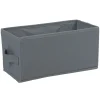 Rangement|Gifi Panière grise rectangulaire Box Cube