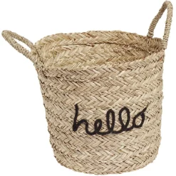 Rangement|Gifi Panière jacinthe d'eau avec mot inscrit