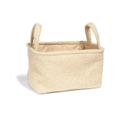Rangement|Gifi Panière laine bouclée beige 36x26xH20cm