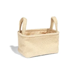 Rangement|Gifi Panière laine bouclée beige 36x26xH20cm
