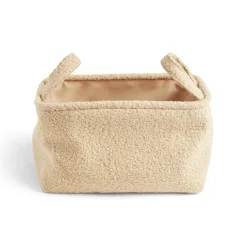 Rangement|Gifi Panière laine bouclée beige 32x22xH18cm