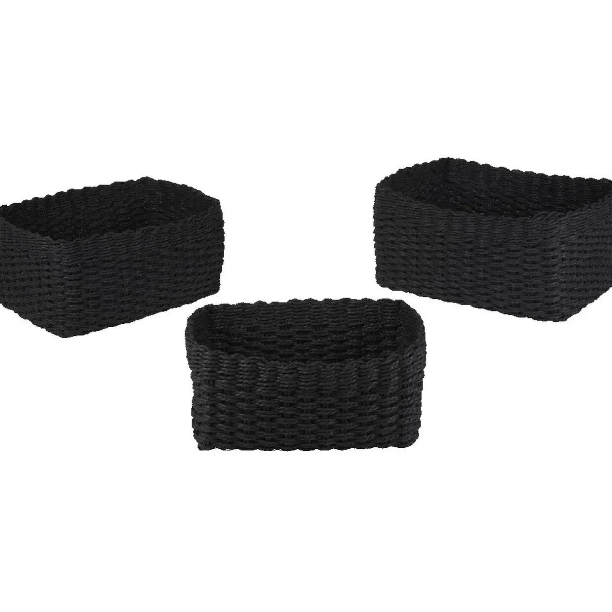 Rangement|Gifi Panière noire x3