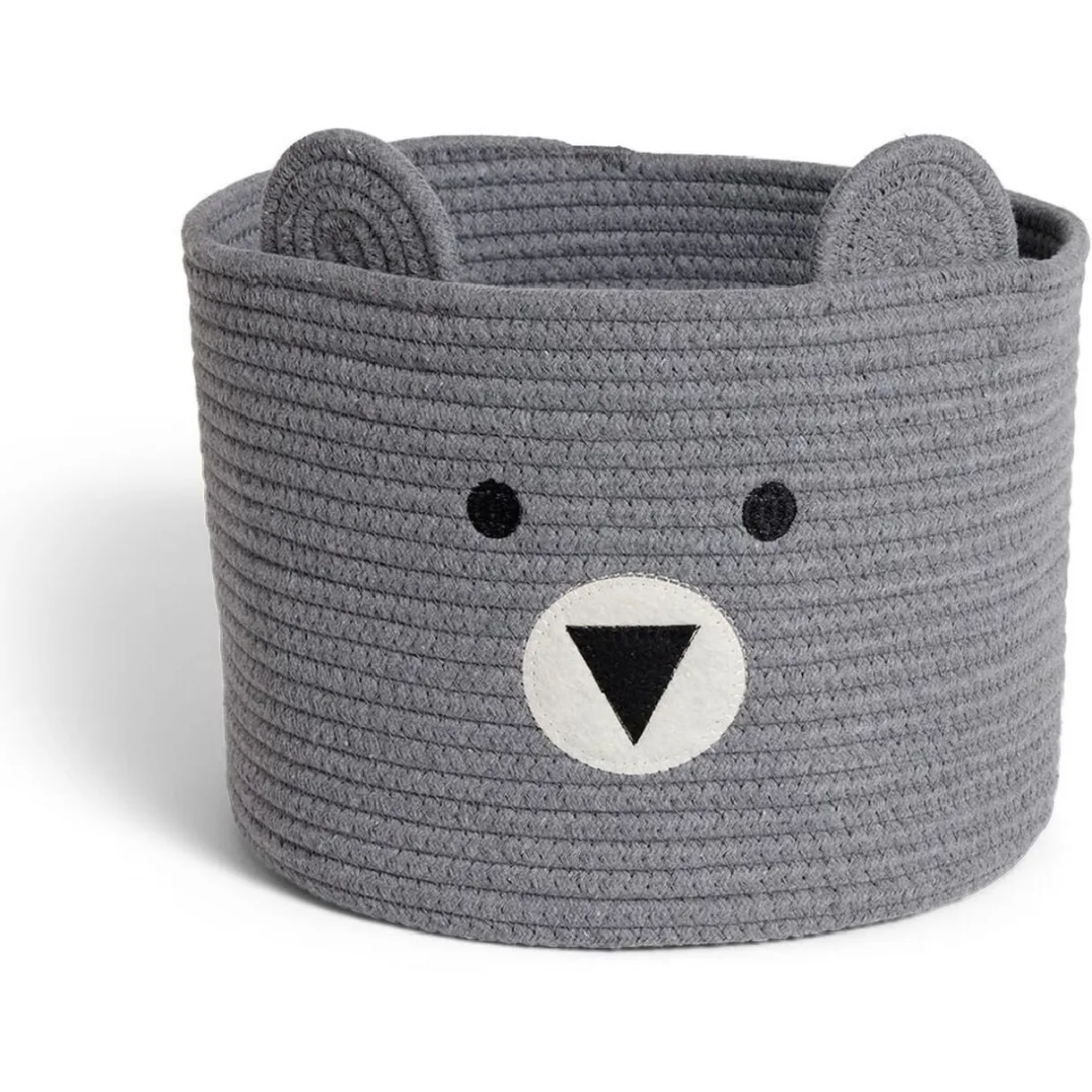 Rangement|Gifi Panière ourson gris Ø30x24cm