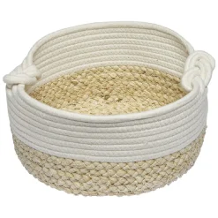 Rangement|Gifi Panière ovale blanc naturel Ø26 cm