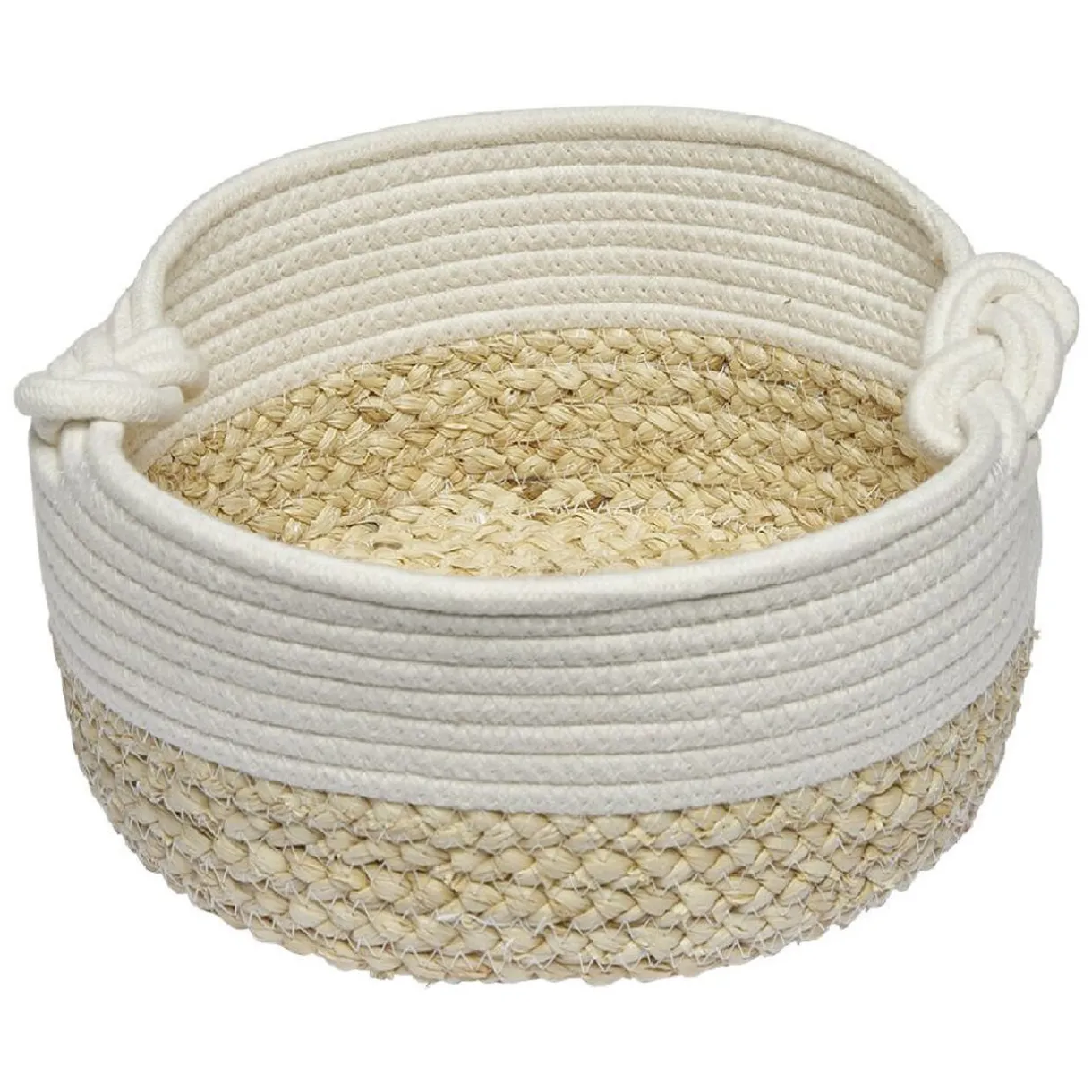 Rangement|Gifi Panière ovale blanc naturel Ø26 cm