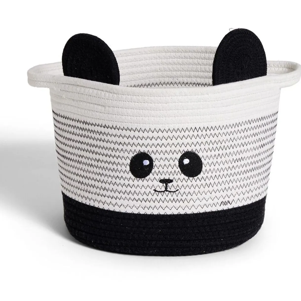 Rangement|Gifi Panière panda noir et blanc Ø30x24cm