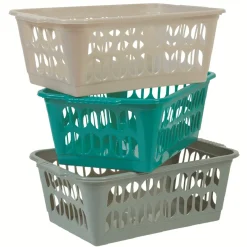 Rangement|Gifi Panière plastique ajourée x3