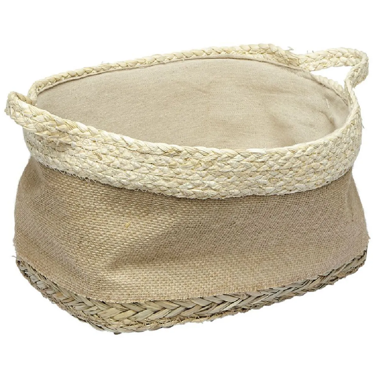 Rangement|Gifi Panière rectangulaire en jonc naturel L29x23 cm