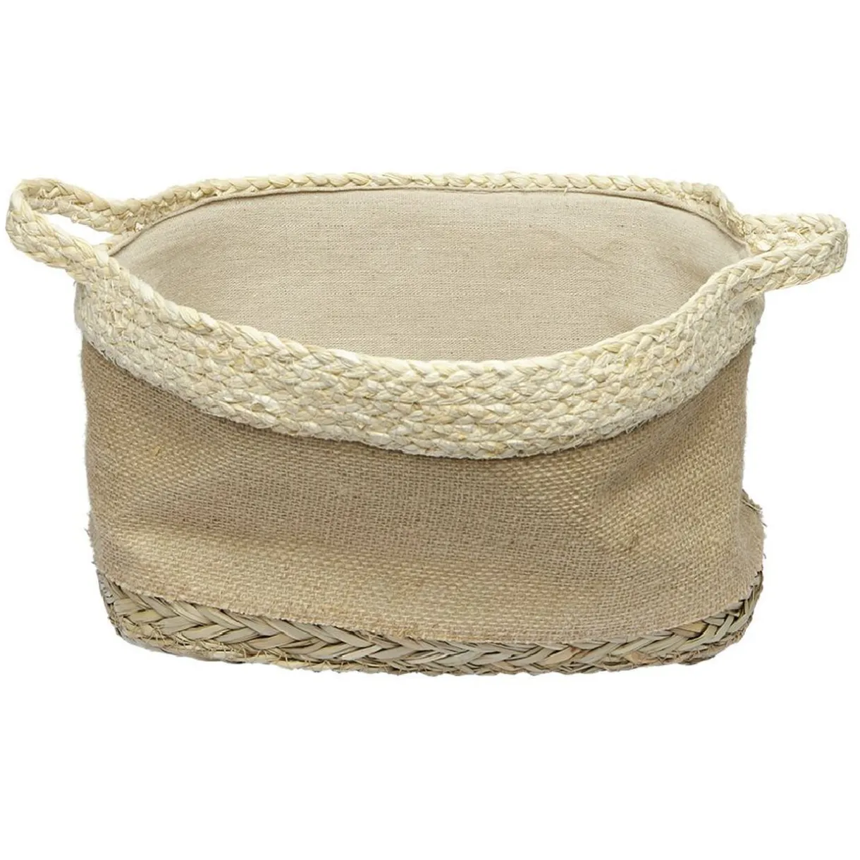 Rangement|Gifi Panière rectangulaire en jonc naturel L29x23 cm