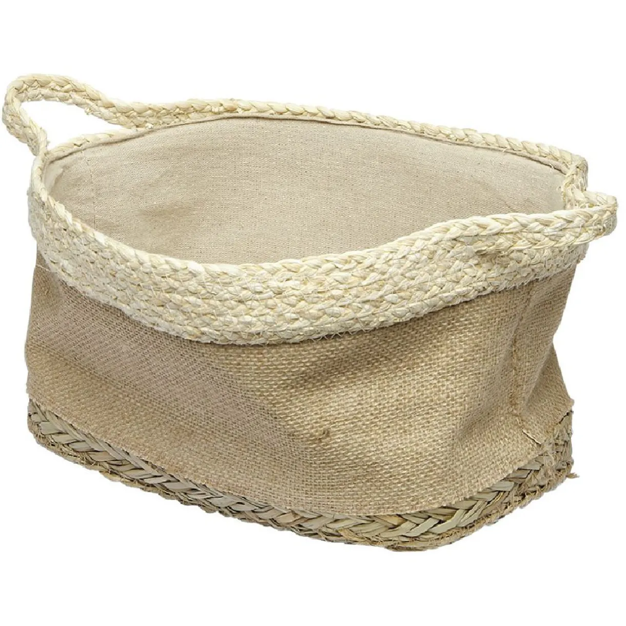 Rangement|Gifi Panière rectangulaire en jonc naturel L29x23 cm