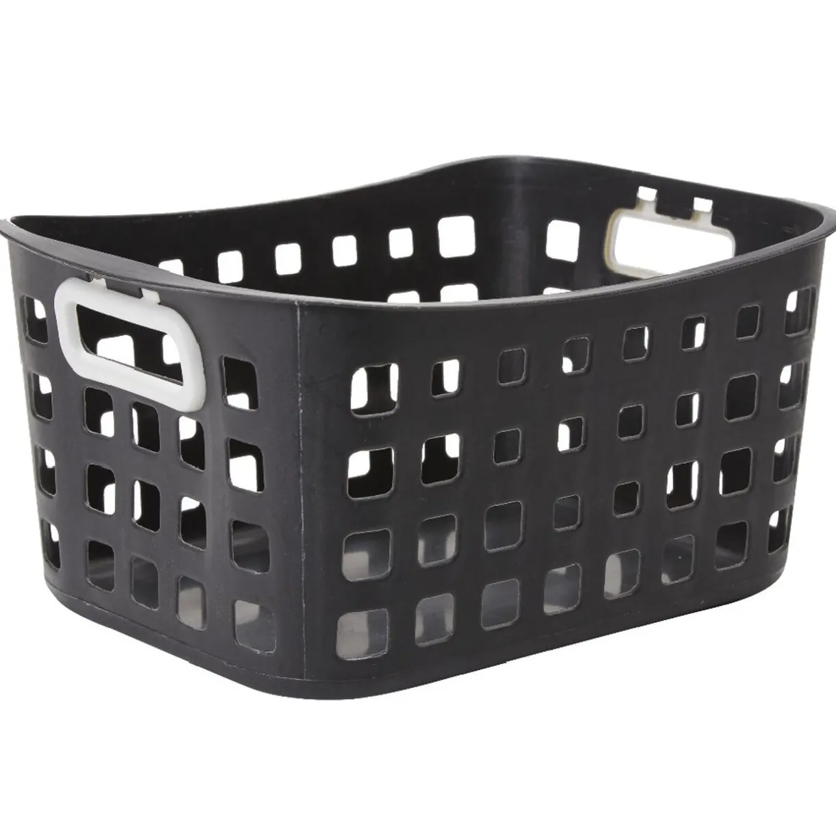 Rangement|Gifi Panière rectangulaire en plastique ajouré