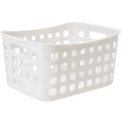 Rangement|Gifi Panière rectangulaire en plastique ajouré