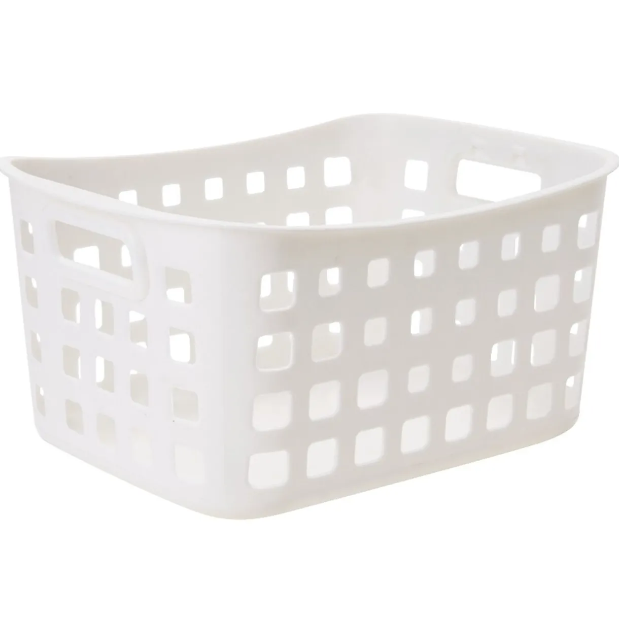 Rangement|Gifi Panière rectangulaire en plastique ajouré