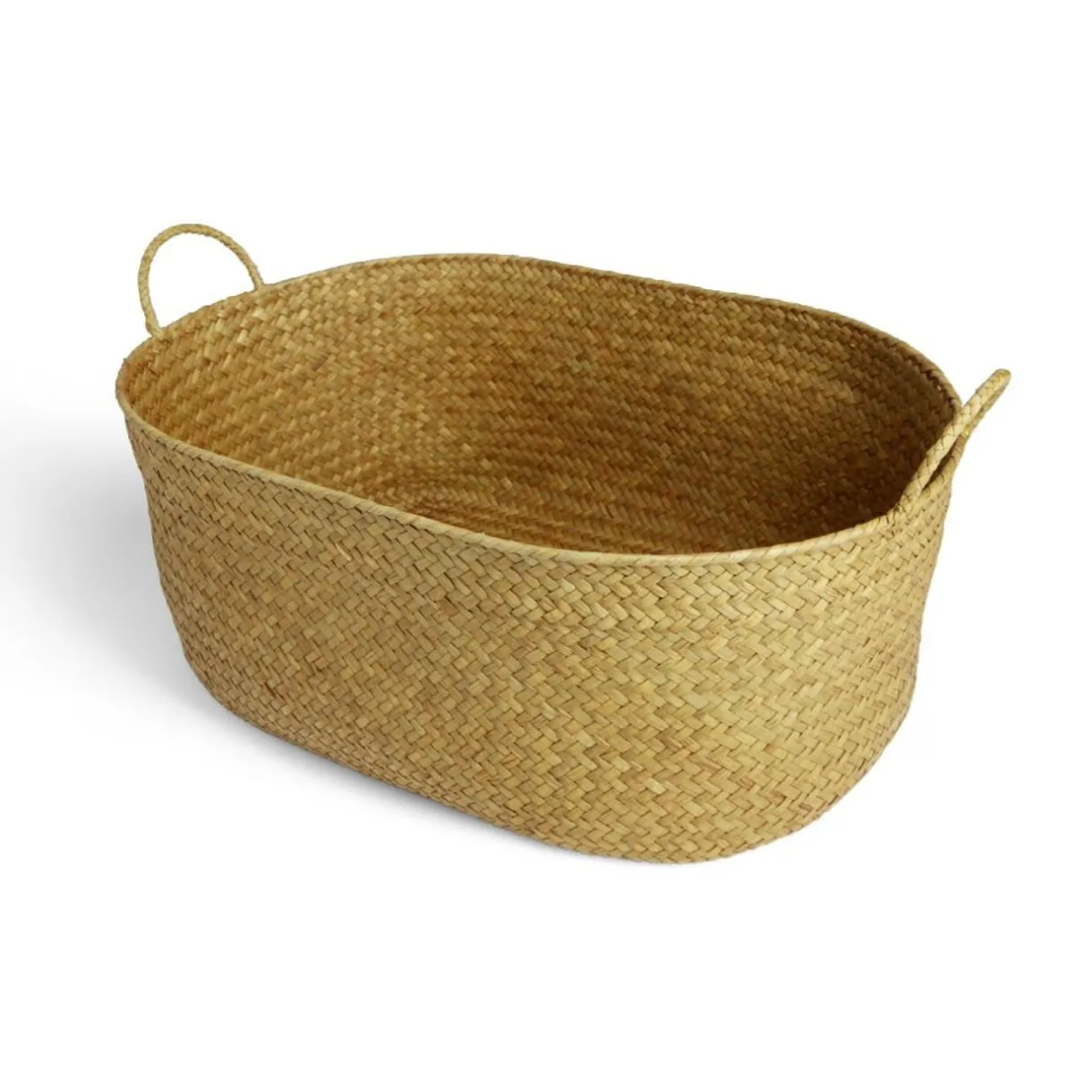 Rangement|Gifi Panière rectangulaire jonc de mer 50x34xH19cm