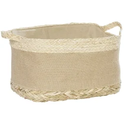 Rangement|Gifi Panière rectangulaire jute osier tressé naturel