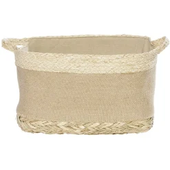Rangement|Gifi Panière rectangulaire jute osier tressé naturel