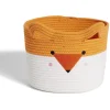 Rangement|Gifi Panière renard orange et blanc Ø30x24cm