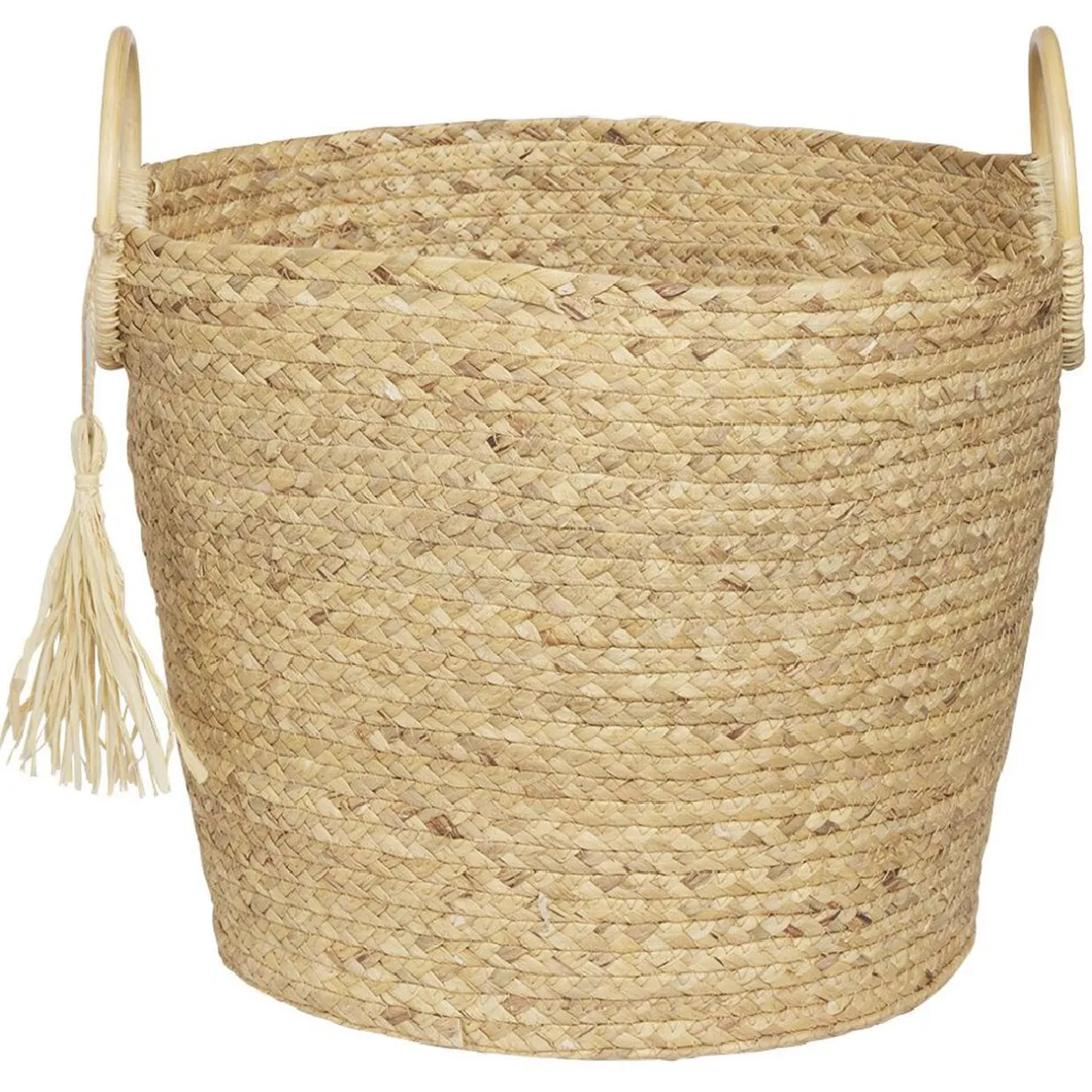 Rangement|Gifi Panière ronde avec anses naturel Ø40,5xH35 cm - RONDA