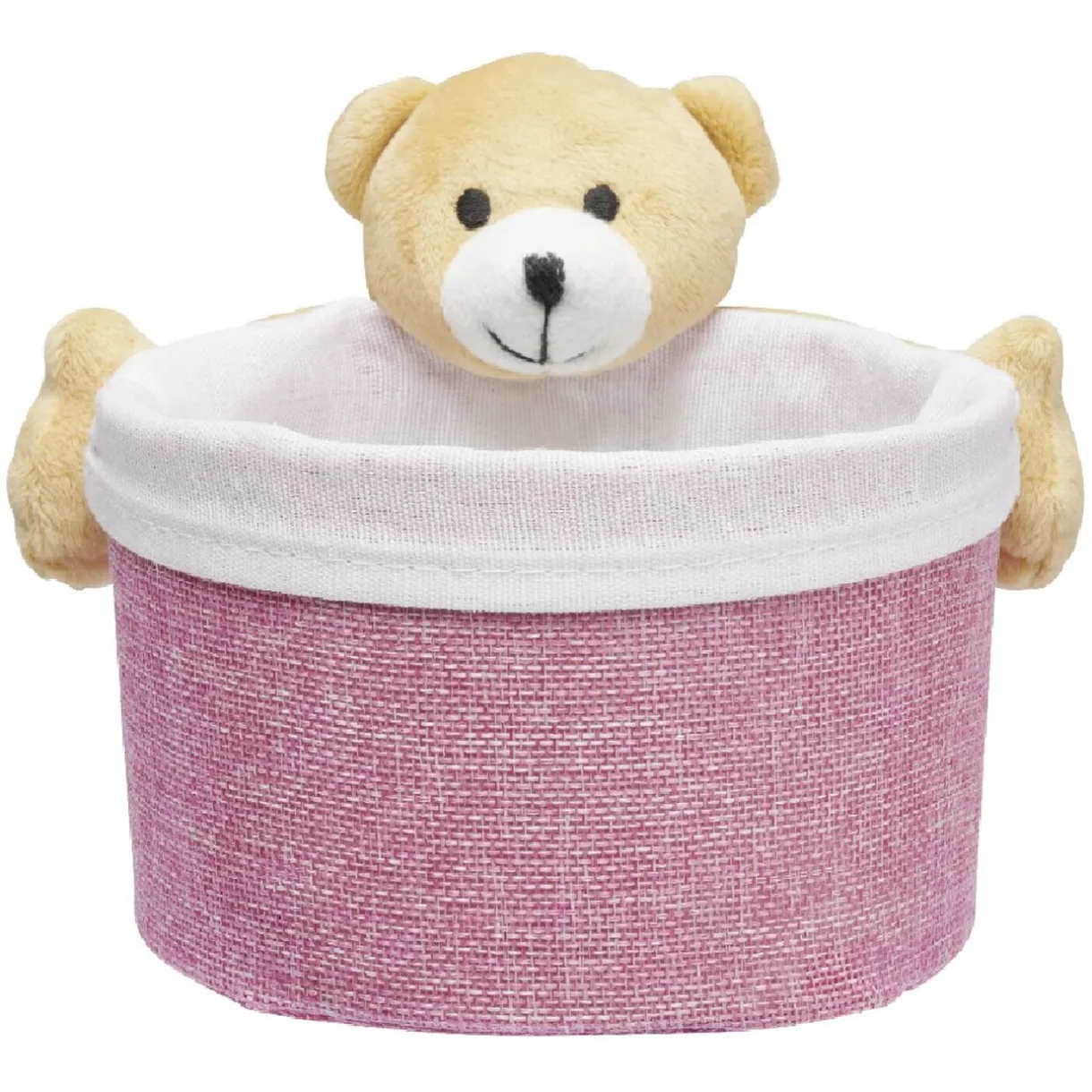 Rangement|Gifi Panière ronde avec peluche animal