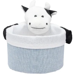 Rangement|Gifi Panière ronde avec peluche animal
