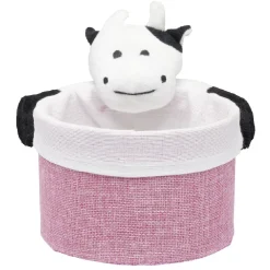 Rangement|Gifi Panière ronde avec peluche animal