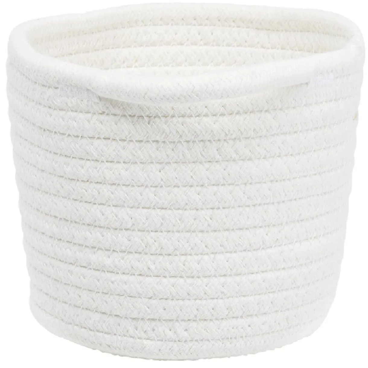 Rangement|Gifi Panière ronde coton blanc