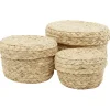 Rangement|Gifi Panière ronde jonc tressé naturel x3