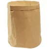 Rangement|Gifi Panière ronde kraft Box Cube marron Ø25xH28cm 17,5L