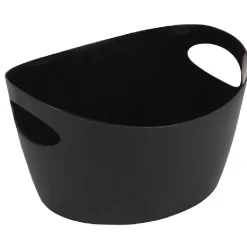 Entretien Du Linge|Gifi Panière salle de bain noir