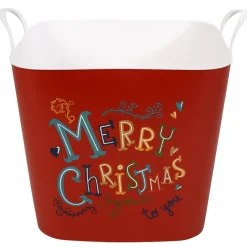 Rangement|Gifi Panière souple 25 L Merry Christmas