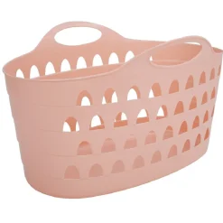 Entretien Du Linge|Gifi Panière souple 60 L rose