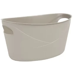 Rangement|Gifi Panière souple ovale 12 L moka