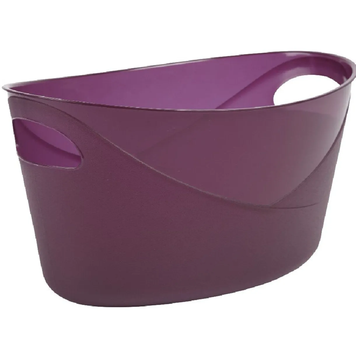 Rangement|Gifi Panière souple ovale 6 L prune