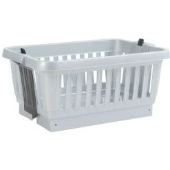 Entretien Du Linge|Gifi Panière sur pieds grise